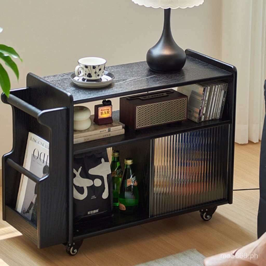 Living Room Mobile Side Cabinet Small Coffee Table Storage Rack Small ...