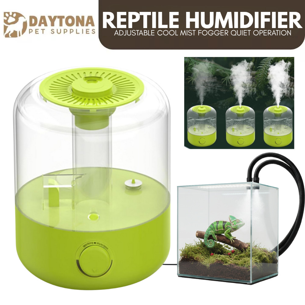 Reptile Humidifier Cool Mist Ultrasonic Adjustable Quiet Operation For ...