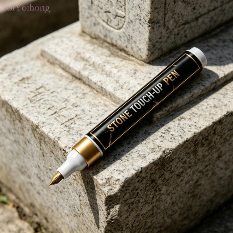 YOI Golden Tombstone Marker Pen for Restoring Faded Grave Inscriptions ...