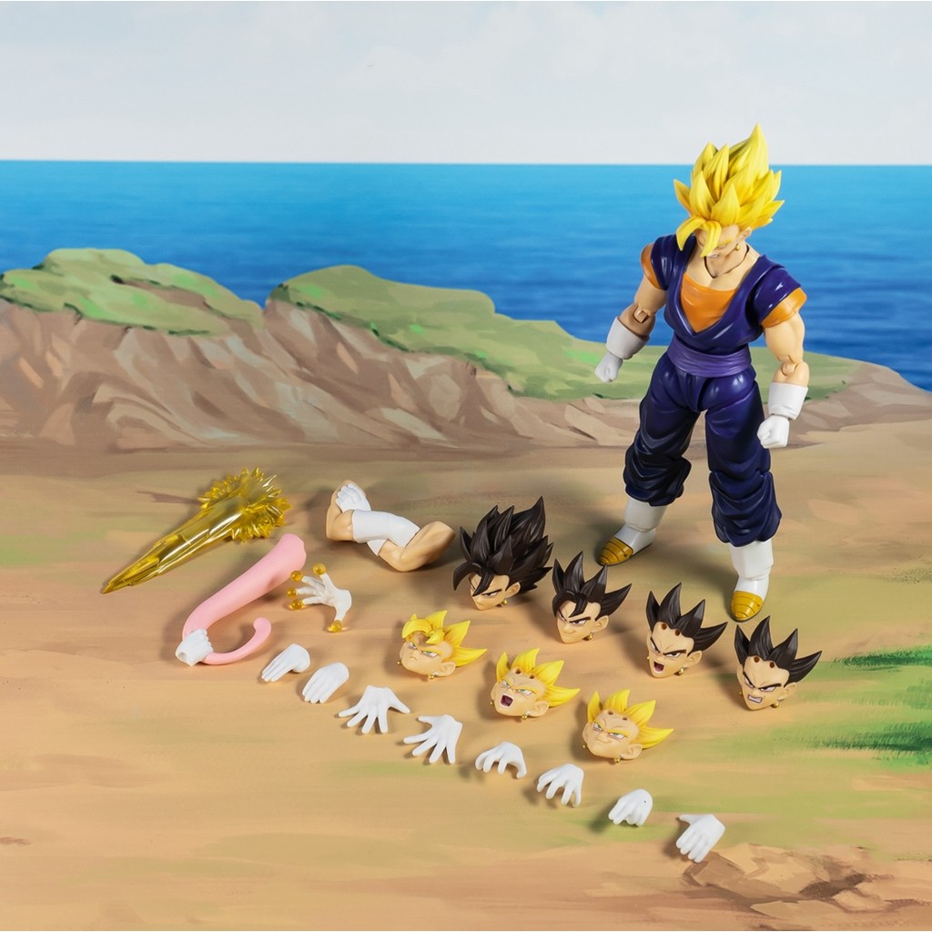 Deux Figurines Dragon Ball – Végéta Et Trunks Assis, 15cm, PVC, Collection