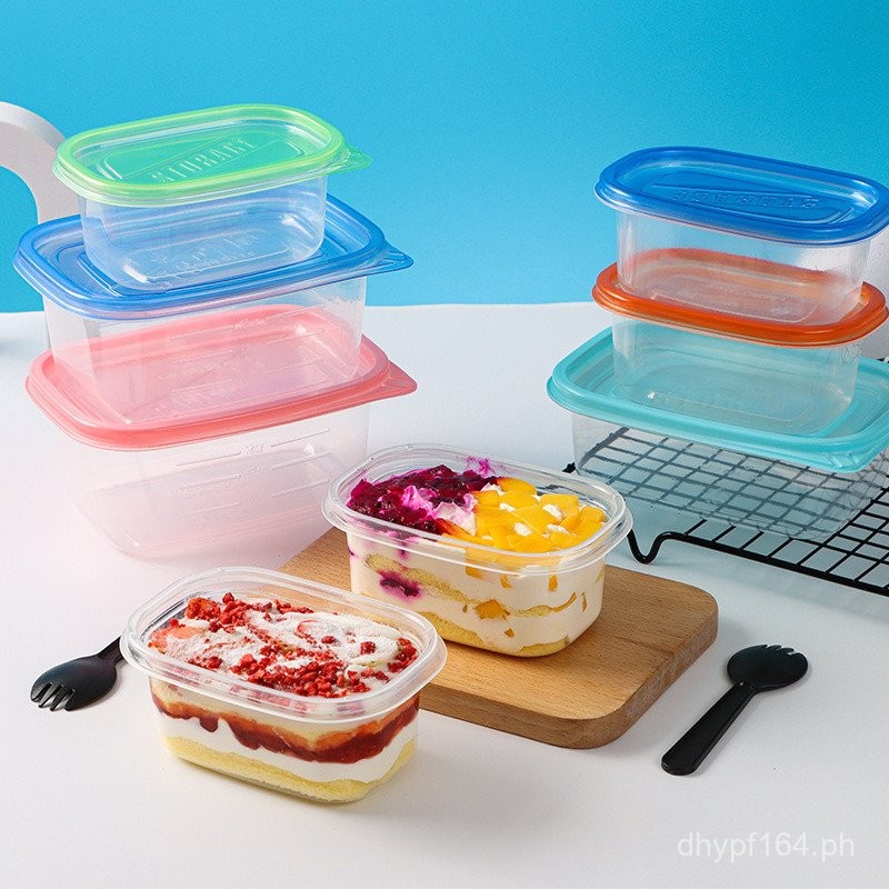 Takeaway Box Soy Milk Rectangular Disposable Packaging Box Layer Cake ...