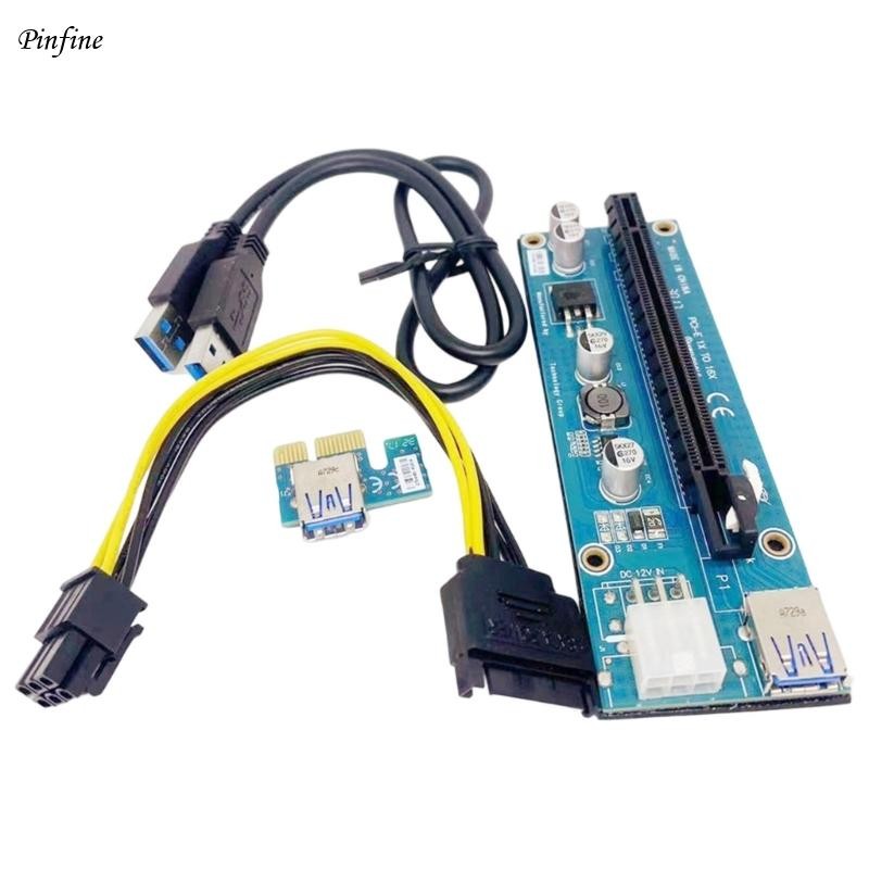 Pinfine PCIe 1X To 16X External Graphics Card Adapter With USB3 0 Cable ...