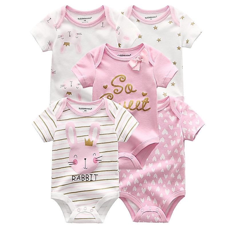 Cute cotton baby bodysuits