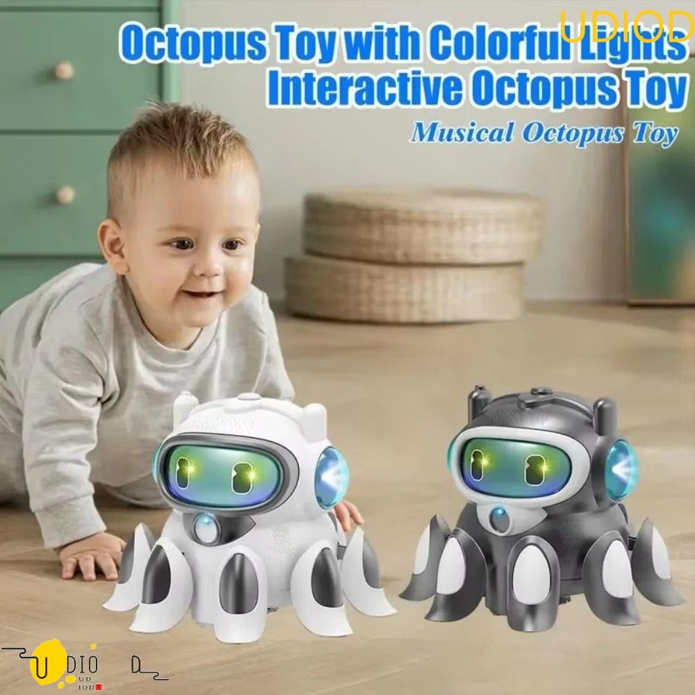 UDIOD Children Toys Universal Octopus Doll Music Light Dancing with ...