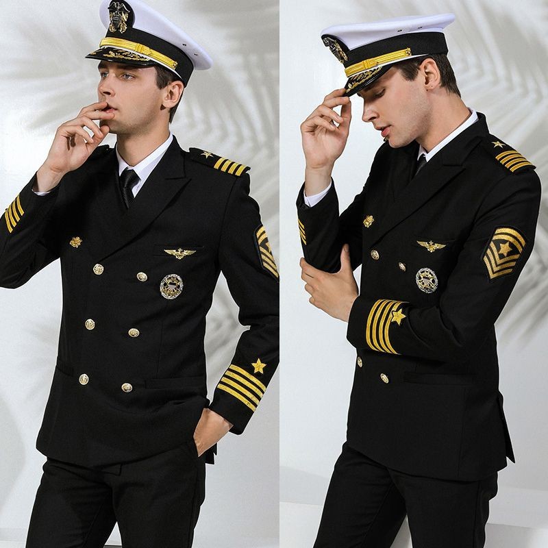 [Quick Shipping ] Aircraft Uniforms Crew Uniforms SEAL Costumes Sailor ...