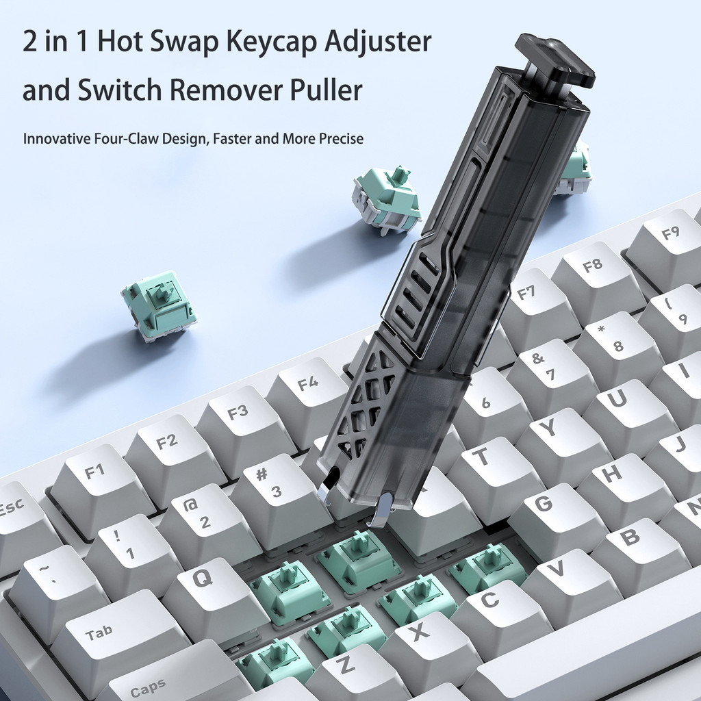 2 in 1 Switch Remover Puller and Hot Swap Keycap Adjuster DIY Tool for ...