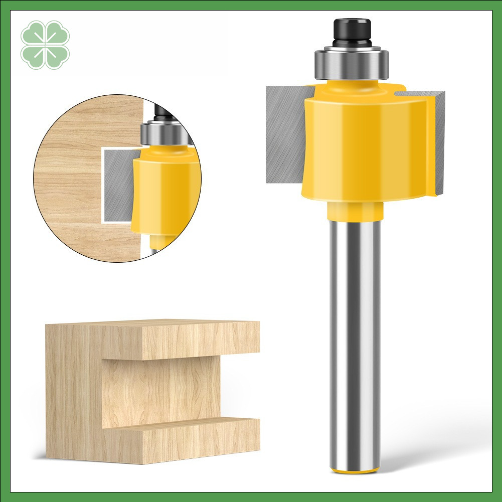 Professional 1/4 Inch Shank Ball Bearing T-Slot Router Bit, Double ...