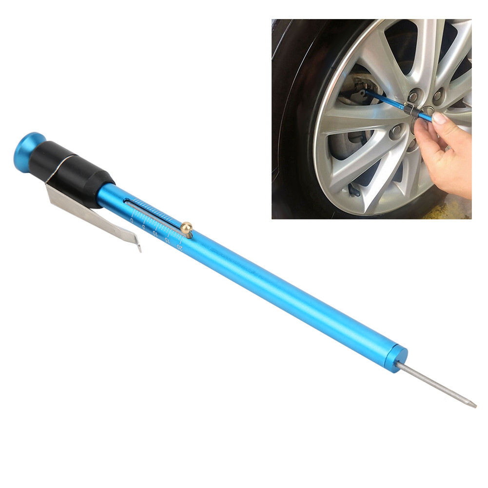 phoenixshop Acouto 2-in Brake Pad Thickness Gauge & Tire Depth ...