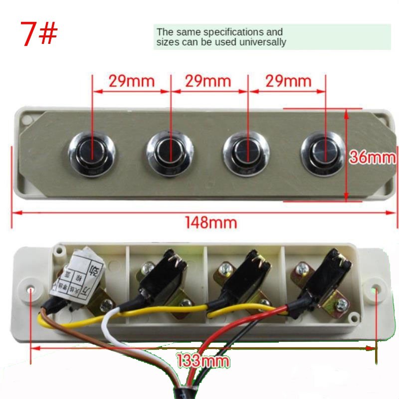 ★4-button hood switch button old-fashioned universal accessories four ...