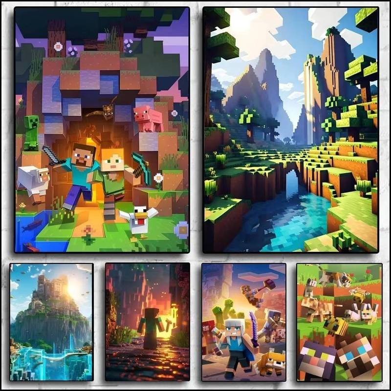 Shop minecraft poster for Sale on Shopee Philippines