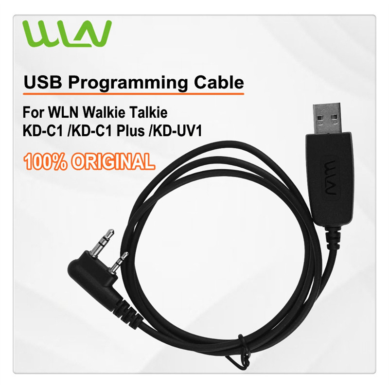WLN Programming Cable W/Software CD For WLN Series Walkie Talkie Two ...