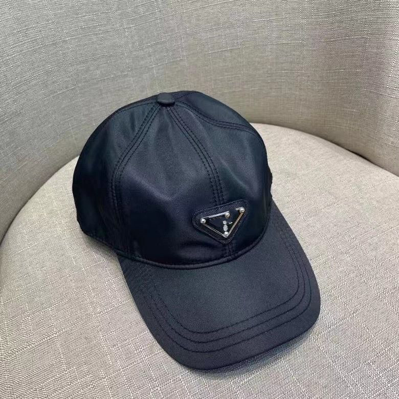 25 Triangle Logo Hard Top Baseball Cap Female Spring Summer Couple Cap ...