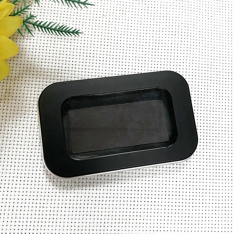 Cross Stitch Magnetic Needle Box Black Magnetic Needle Box Matte Needle ...