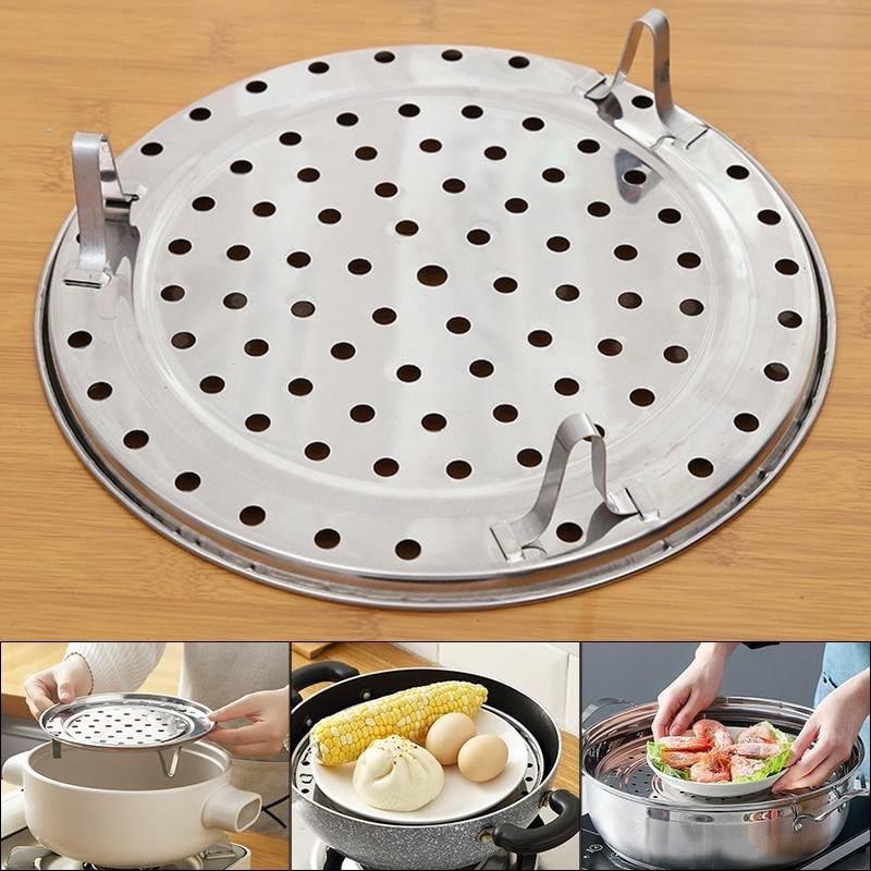 Stainless Steel Steamer Rack Adjustable Multifunctional Steaming Rack ...