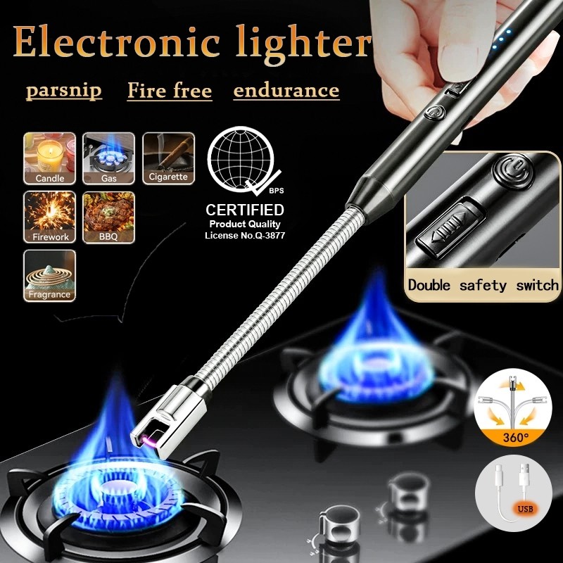 Rechargeable Multifunction Electric Candle Lighter Arc Windproof ...