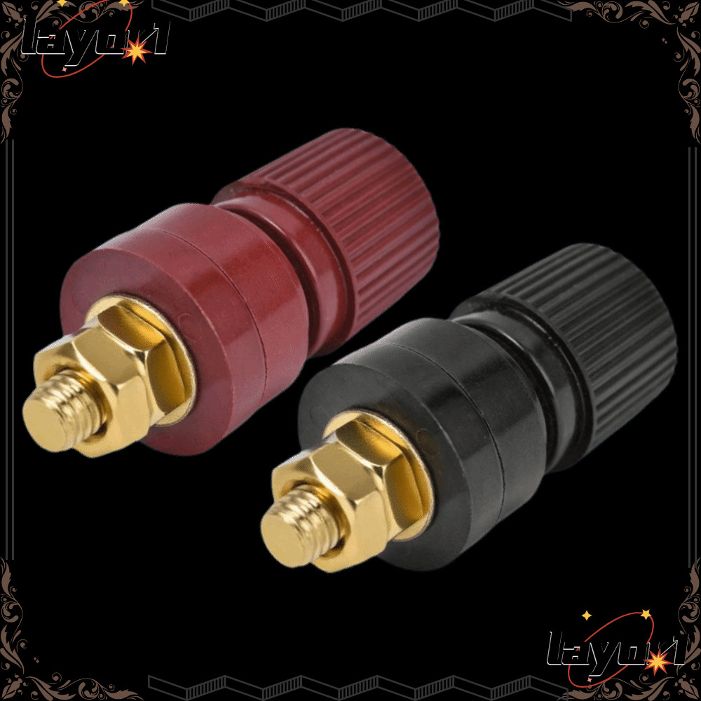 LAYOR 1 Pair Binding Post, copper M6 Thread Copper Binding Post, Copper ...