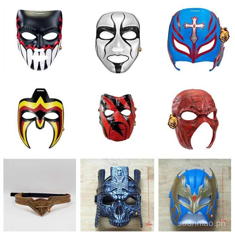Mattel Genuine Wrestler Figure Wrestling Mask Glasses Gloves Wonder ...