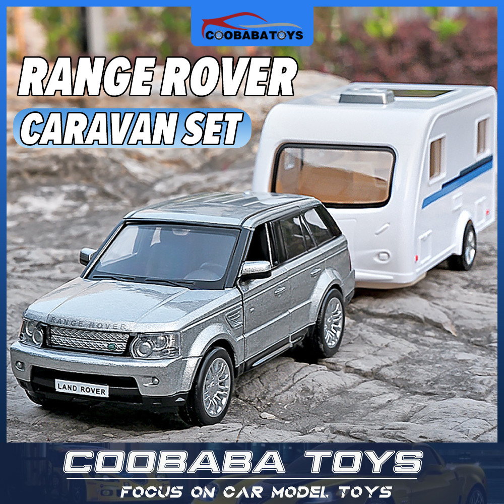 CBB 1:36 Range Rover Caravan Set Vehicle Alloy Diecast Car Model Toy ...