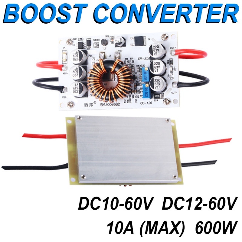 LED Boost 600W DC-DC Converter High-Efficiency Step-Up Voltage ...