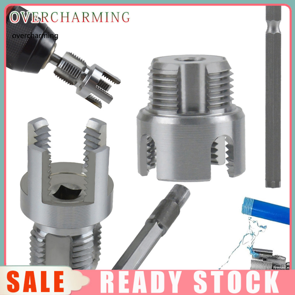 Efficient and multi-purpose threading kit: This drill-compatible PVC ...