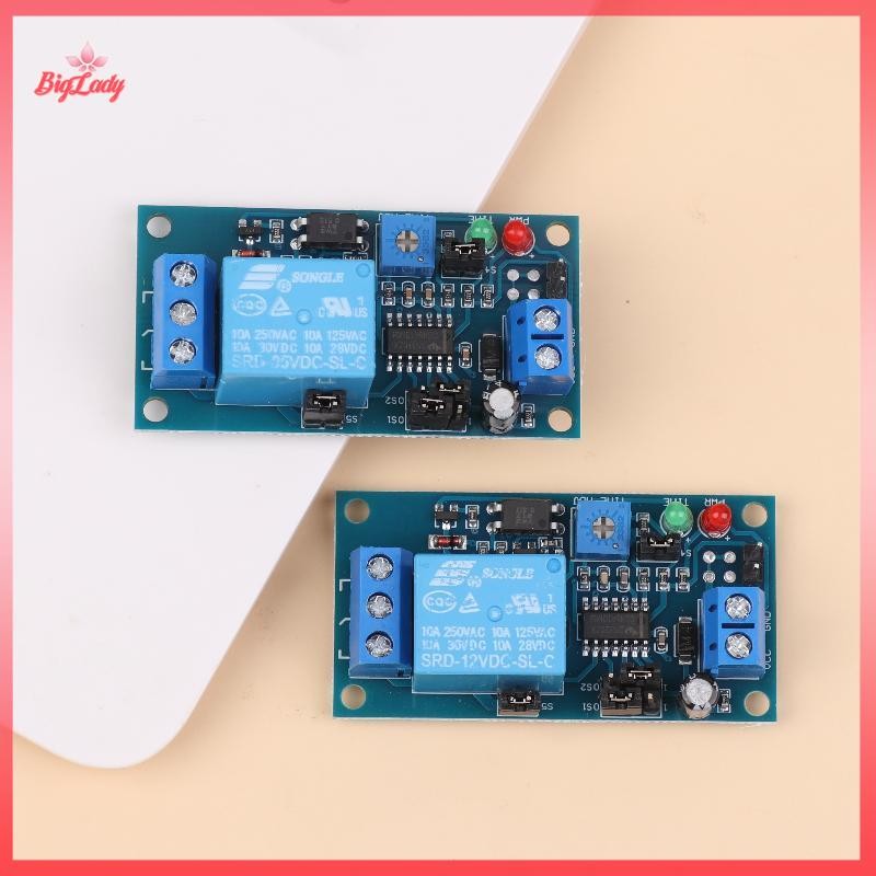 UVLN> Adjustable Time Delay Relay Module 5V/12V Turn On /Delay Turn Off ...