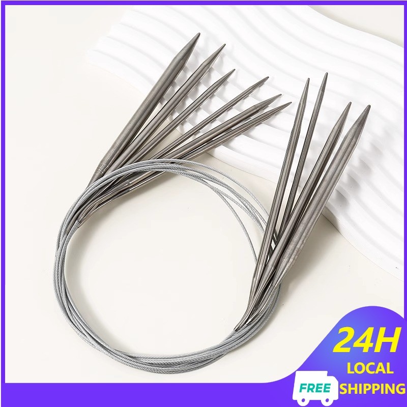 Aghi Curvi In Acciaio Inox Lineco - 3 Pezzi Per Rilegatura E Cucito Copto