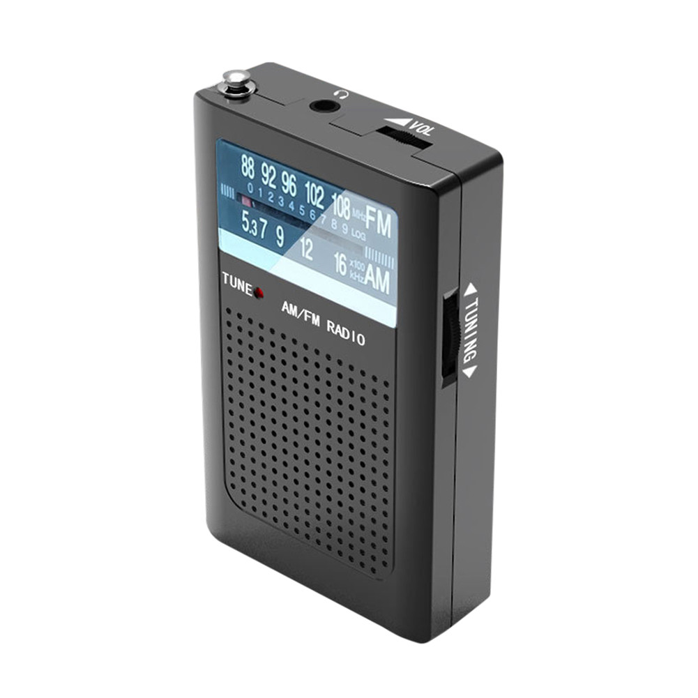 Pocket Radios Battery Operated AM FM Radio with Loud Speaker for ...
