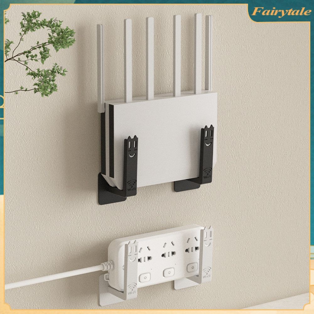 Router Storage Holder Wall Box Wall-mounted Fixture Support Bracket ...