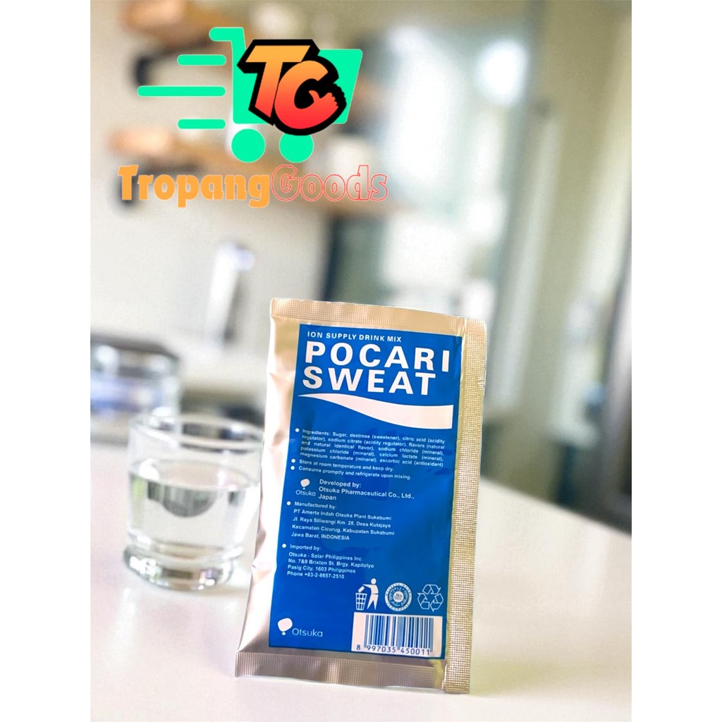 POCARI SWEAT Powder Drink 13g x 5 Sachets | Sports Electrolyte ...