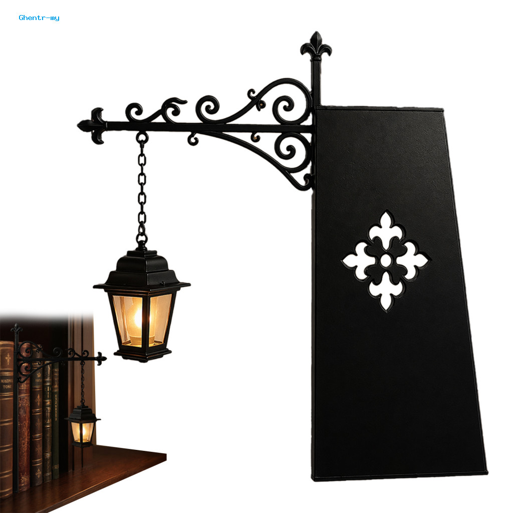 GH| Home Study Lighting Retro Bookshelf Luminary Library Lantern Light ...