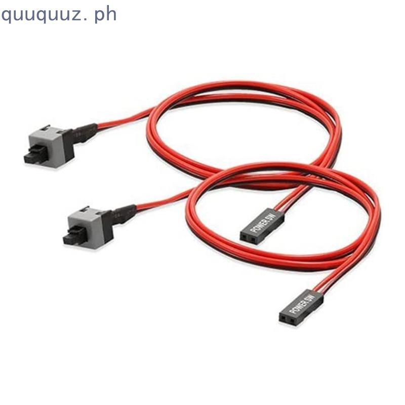 QUU 2 Pin Computer Switch Line Restart Cable Chassis Boot Line Reset ...