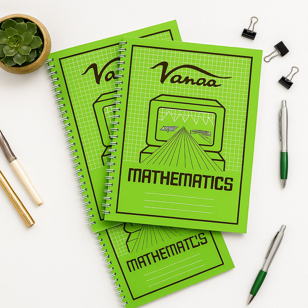 Vanda Math Graphing Notebook 80 Leaves, 6 x 8.5 Inches | Shopee Philippines