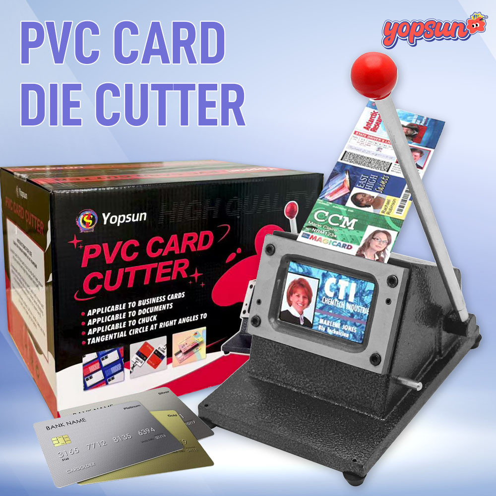 PVC Card Die Cutter (86×54MM) ID Size Yopsun Brand | Shopee Philippines