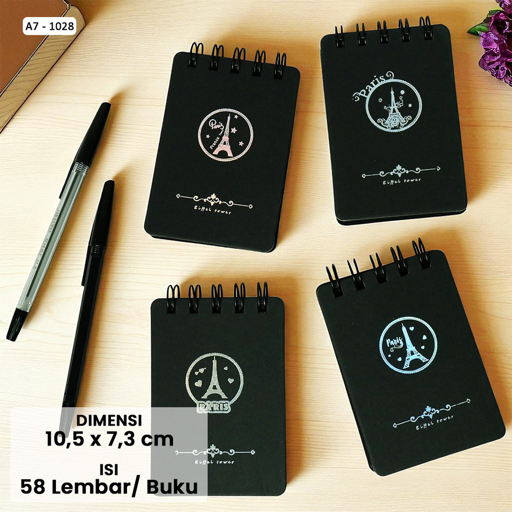 Motif Ringbook / Ringbook / Small Note Book / Portable Note Book A7 ...