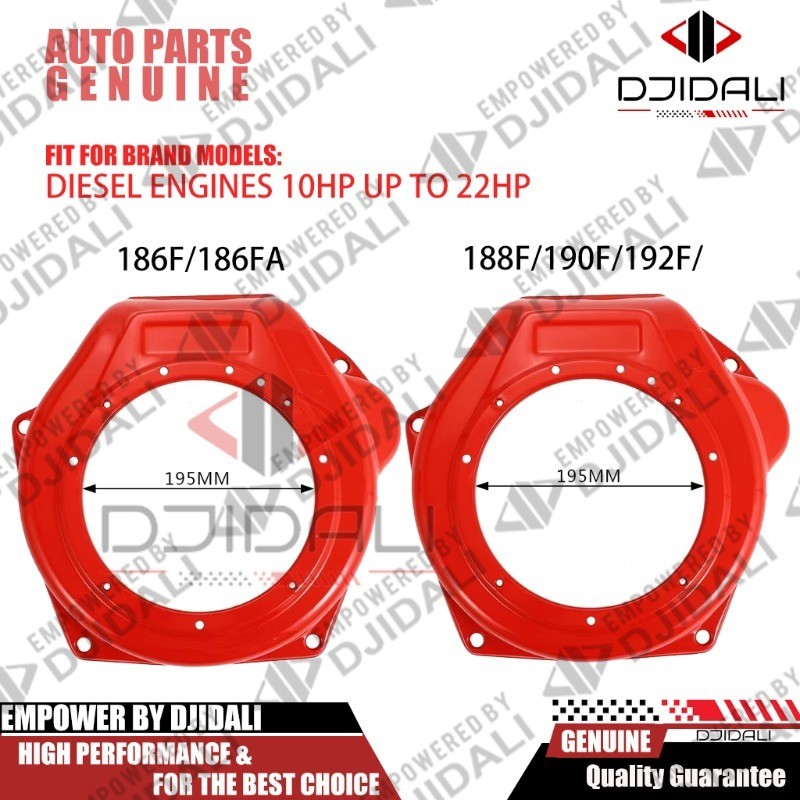 1PC FAN COVER FOR DIESEL ENGINES 10HP UP TO 22HP PVC PLASTIC | Shopee ...