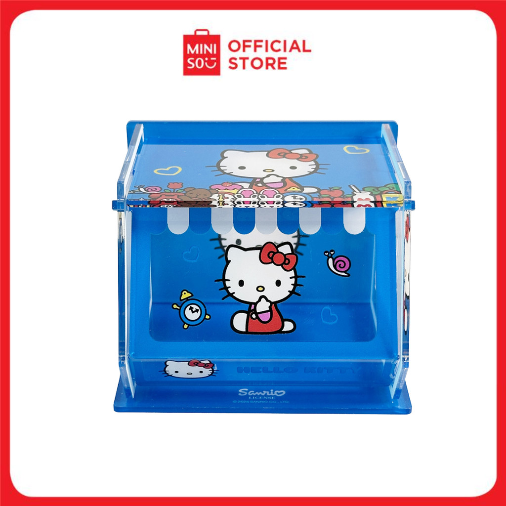 MINISO Hello Kitty Classic Style Organizer with Lid(Blue) | Shopee ...