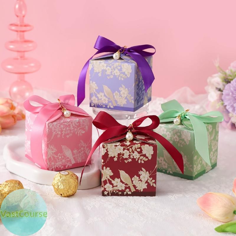 VastCourse 1/10Pcs Candy Gift Box Birthday Party Decorations Wedding ...