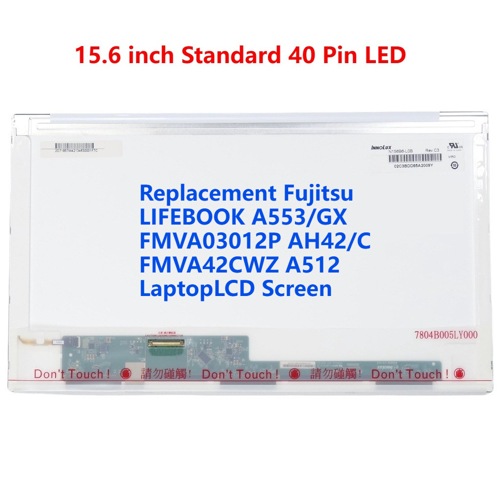 Schermo Fujitsu Siemens Lifebook A512 CP608719-01 15.6 LED LCD Display