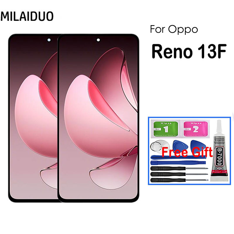 AMOLED LCD For OPPO Reno 13F 4G 5G LCD Display Touch Screen Replacement ...