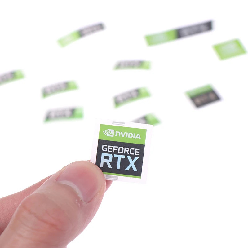 NVIDIA GTX RTX GEFORCE Sticker Laptop Label Graphics Card Label ...
