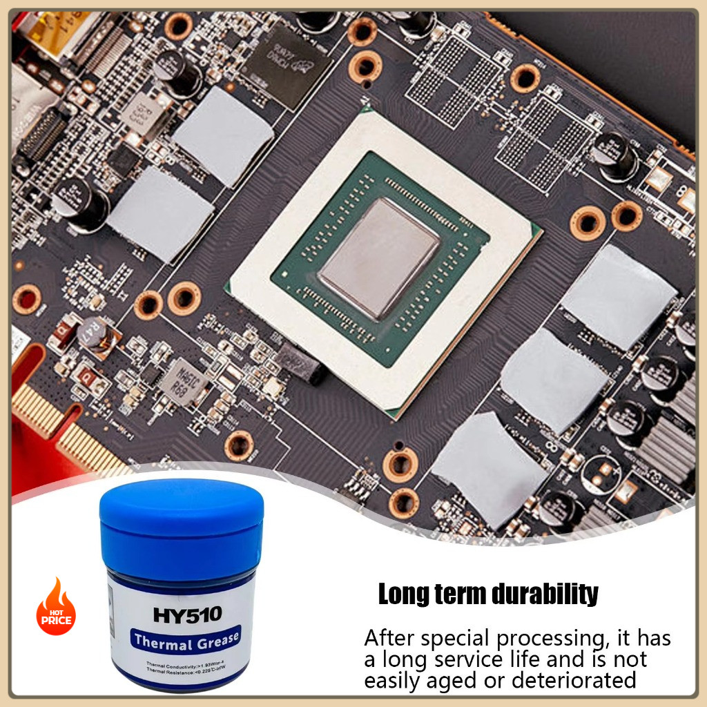 Em HY510 YJ-G190 Grey Professional Thermal Paste for CPU GPU Cooler ...
