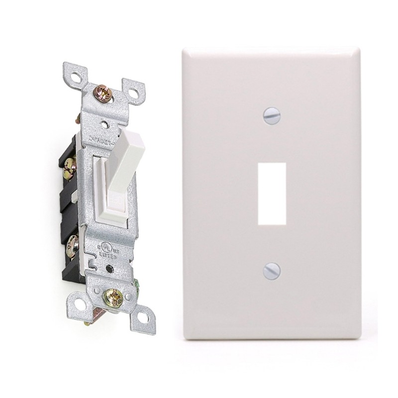 Modern Toggle Switches with Smooth Flickers Easy Lighting for Household ...