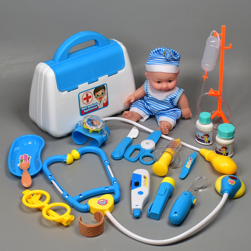 Children's Pretend Play Doctor Toy Set Role Play Nurse Stethoscope ...