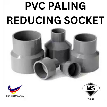 (1 BAG) PVC PALING Reducing Socket Grey Fitting PVC Reducer Socket R ...