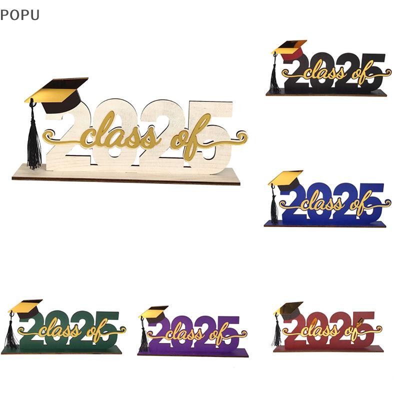 POPU Black And Gold Graduation Decorations Class Of 2025 Congrats Grad ...