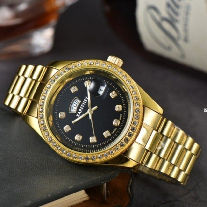 WJED Casual Men's Watch Stainless Steel Watch Fashion Quartz | Shopee ...