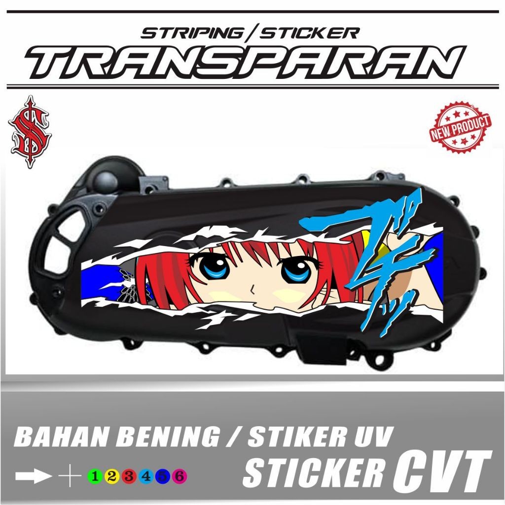 STICKERS FOR MOTORCYCLES CVT VARIATION STICKERS STRIPING POLETS ALL CVT ...