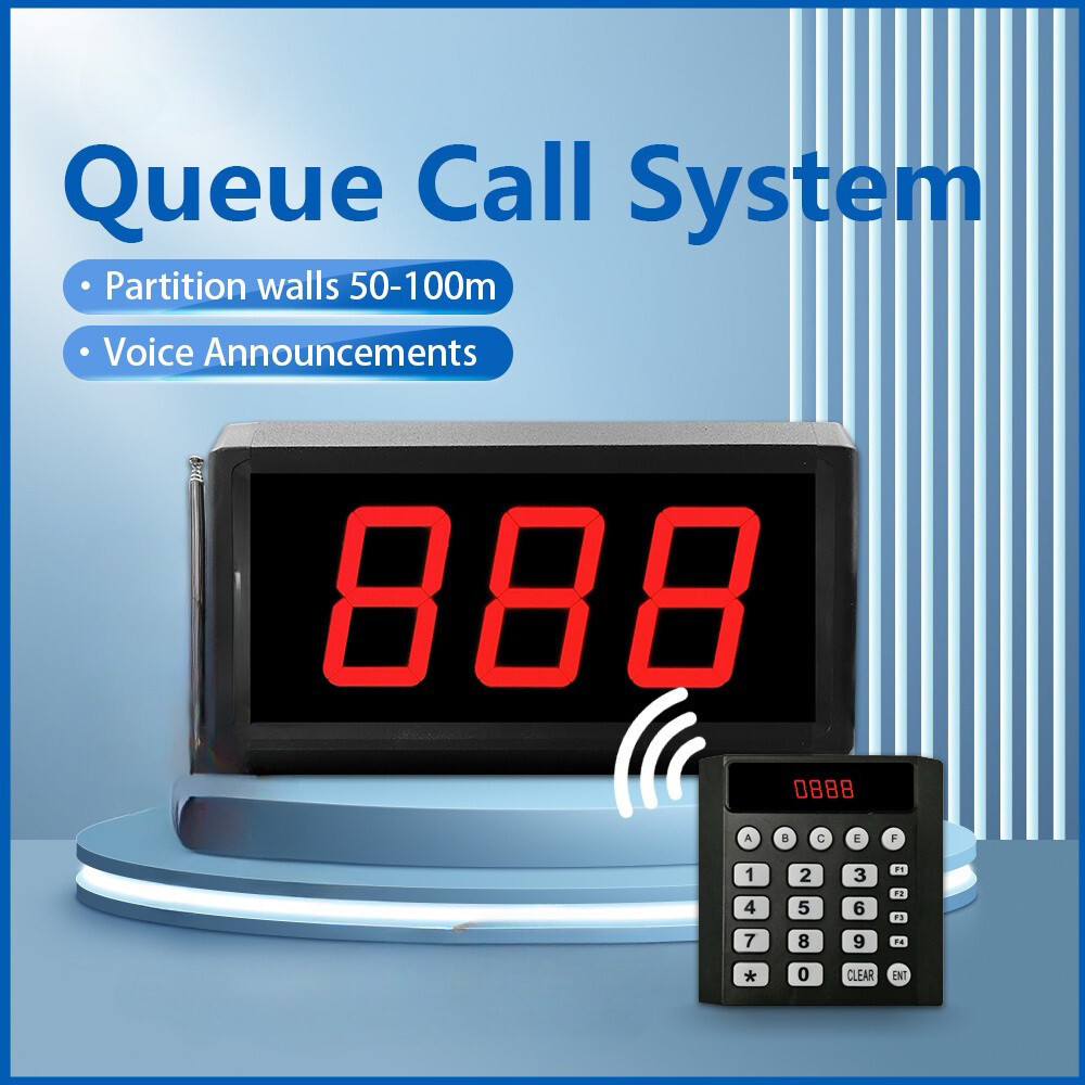 Queue Calling System Que Number Machine for Clinic Kitchen Office ...