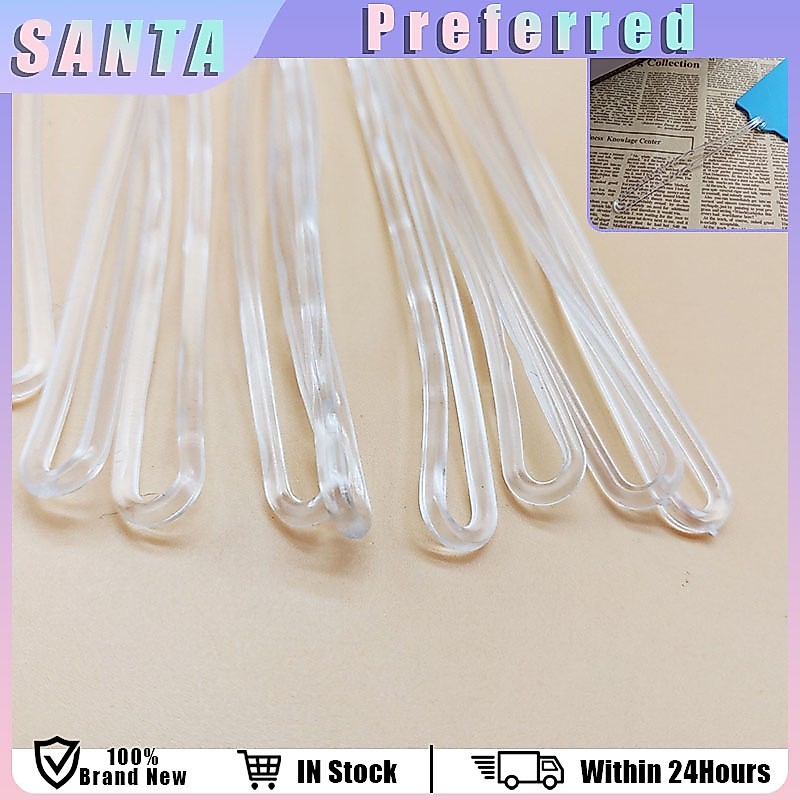 100PCS Rubber Loop Straps Clear PVC Ropes for Bag Tag, Luggage Tag, ID ...
