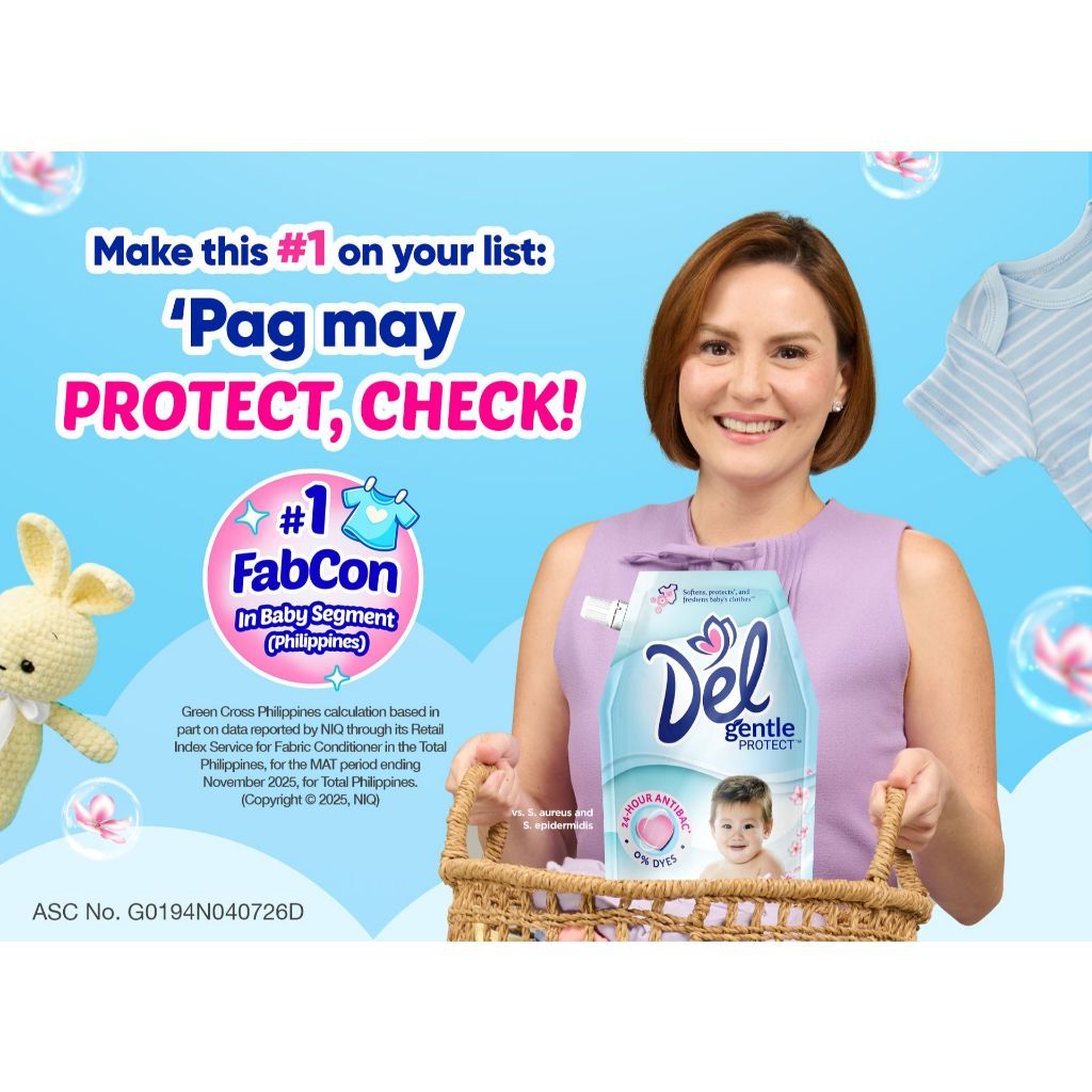 Del Gentle Protect Fabric Softener (1000 mL SUP) x3 | Shopee Philippines